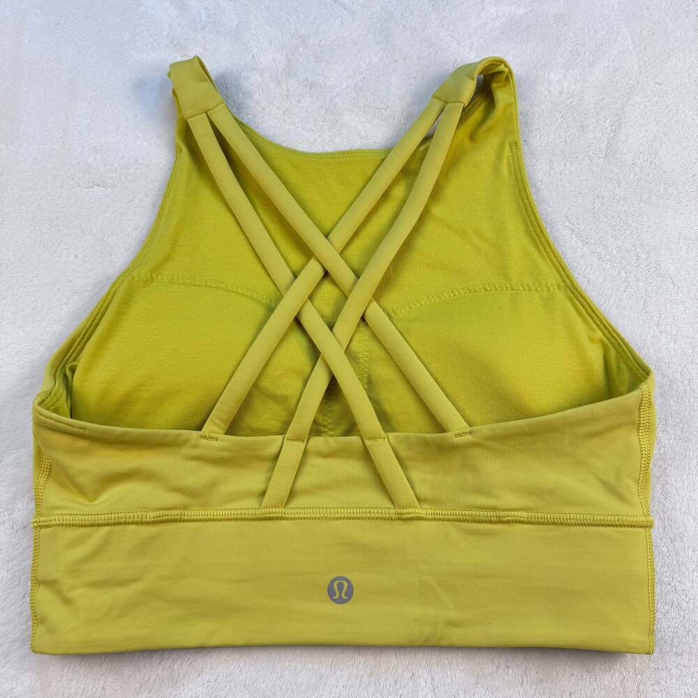 lululemon High neck Sports bra size 6 EUC - Picture 3 of 6